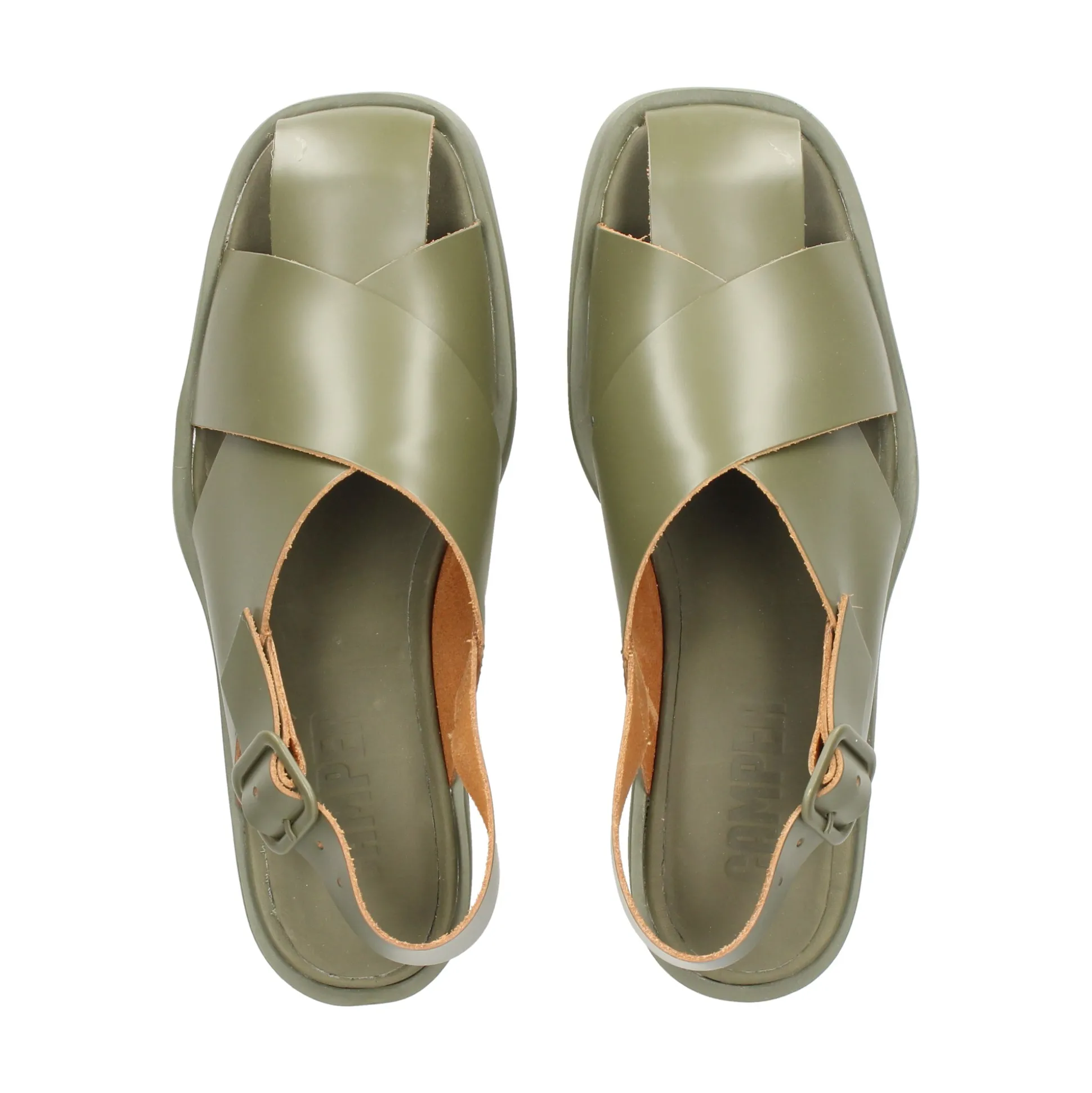 CAMPER Sandalias con plataforma de Mujer K201725 002 VERDE