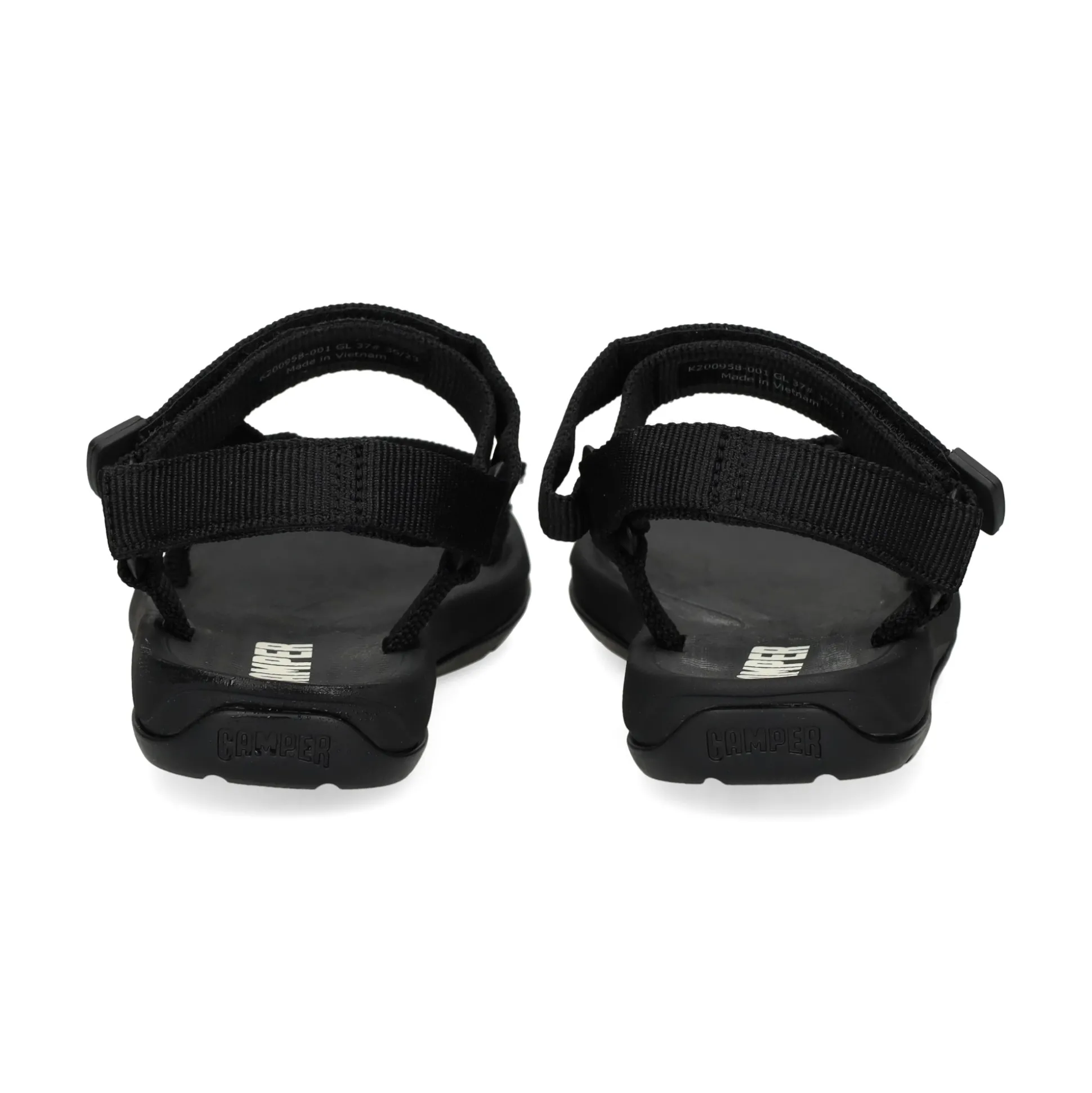 CAMPER Sandalias planas de Mujer K200958 001 NEGRO