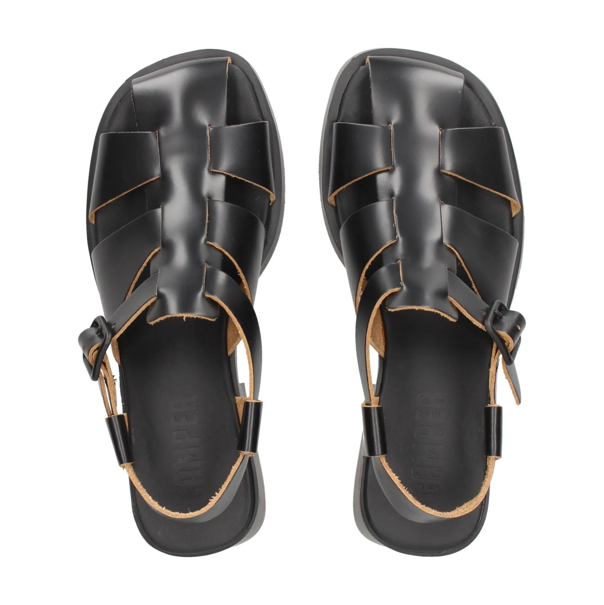 CAMPER Sandalias planas de Mujer K201489 001 NEGRO