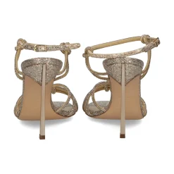 CASADEI Sandalias con tacón de Mujer 1L019Z100MC2151 B101 PLATINO