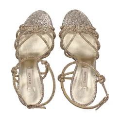 CASADEI Sandalias con tacón de Mujer 1L019Z100MC2151 B101 PLATINO