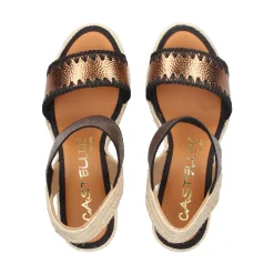 CASTELLER Sandalias cuña de Mujer 49-21-886 BRONCE