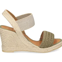 CASTELLER Sandalias cuña de Mujer 39-21-603 KAKI