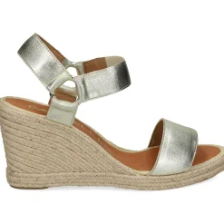 CASTELLER Sandalias cuña de Mujer 49-21-562 PLATINO
