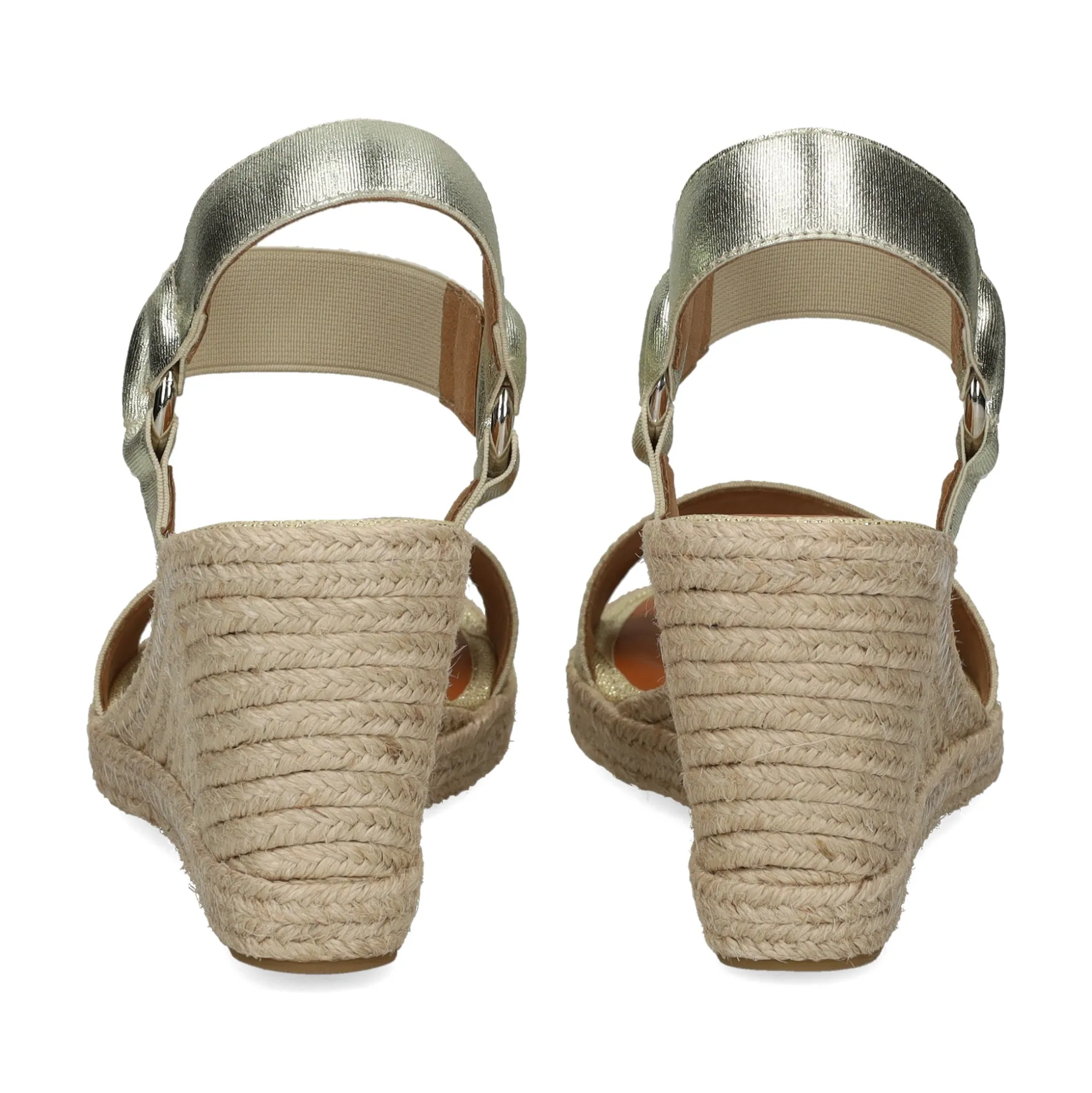 CASTELLER Sandalias cuña de Mujer 49-21-562 PLATINO