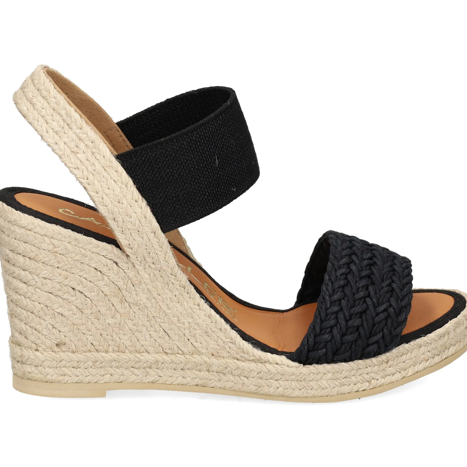 CASTELLER Sandalias cuña de Mujer 39-21-603 NEGRO
