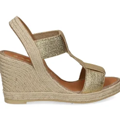 CASTELLER Sandalias cuña de Mujer 49-21-892 ORO