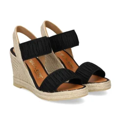 CASTELLER Sandalias cuña de Mujer 49-21-603 NEGRO