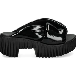 4CCCCEES Sandalias con plataforma de Mujer PLIA ANDA NEGRO