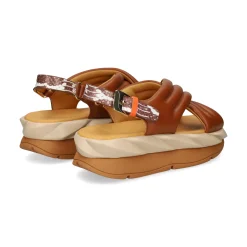4CCCCEES Sandalias con plataforma de Mujer MELLOW MANA MARRON