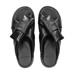 4CCCCEES Sandalias con plataforma de Mujer PLIA BOW NEGRO