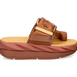 4CCCCEES Sandalias con plataforma de Mujer MELLOW GLOW oak