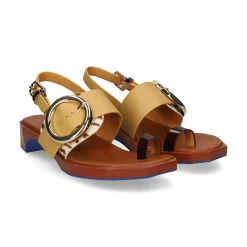 4CCCCEES Sandalias con plataforma de Mujer FOLLIN TORUS ZEBRA MIX