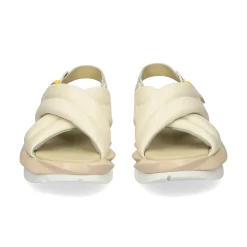 4CCCCEES Sandalias con plataforma de Mujer MELLOW MOA MARFIL