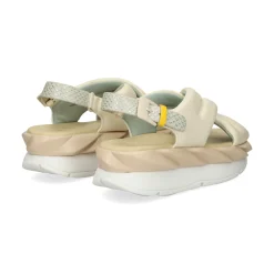 4CCCCEES Sandalias con plataforma de Mujer MELLOW MOA MARFIL