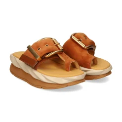 4CCCCEES Sandalias con plataforma de Mujer MELLOW GLOW SOFT BROWN