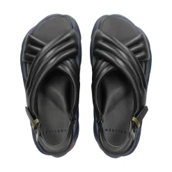 4CCCCEES Sandalias con plataforma de Mujer MELLOW MANA NEGRO