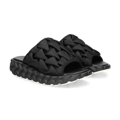 4CCCCEES Sandalias con plataforma de Mujer JABARA AMOR NEGRO