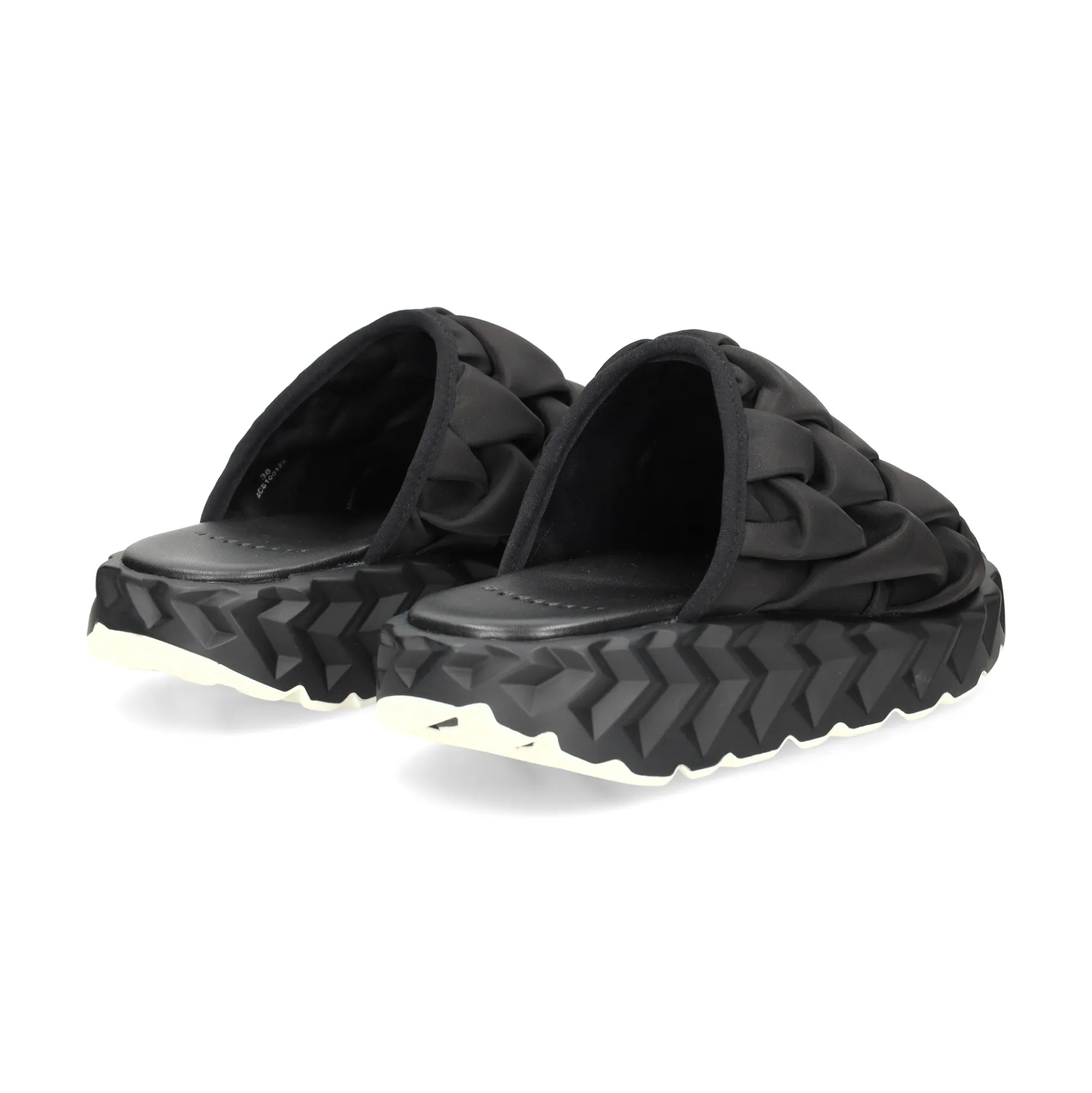 4CCCCEES Sandalias con plataforma de Mujer JABARA AMOR NEGRO