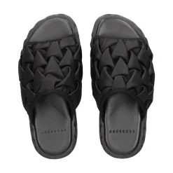 4CCCCEES Sandalias con plataforma de Mujer JABARA AMOR NEGRO