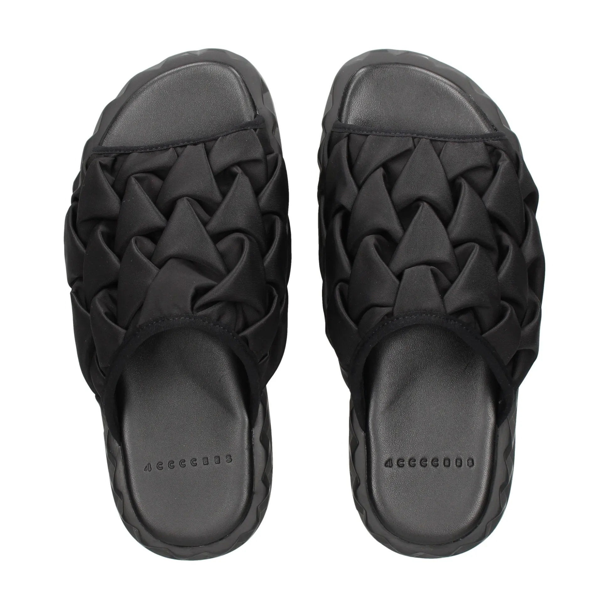 4CCCCEES Sandalias con plataforma de Mujer JABARA AMOR NEGRO