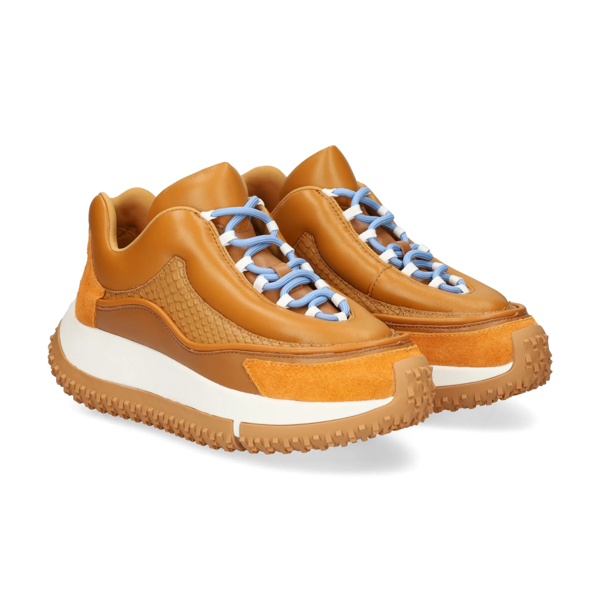 4CCCCEES Zapatillas de Mujer KAPOK SWAN CAMEL