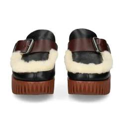 4CCCCEES Zuecos de Mujer PLIA AMBER OREO