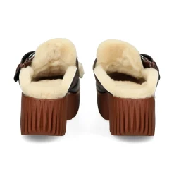 4CCCCEES Zuecos de Mujer PLIA AMBER OREO