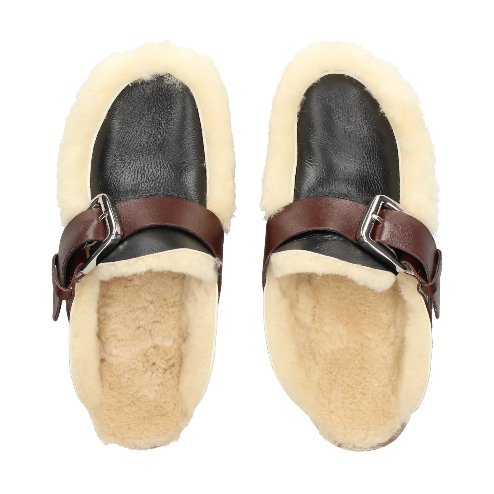 4CCCCEES Zuecos de Mujer PLIA AMBER OREO