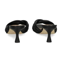 CHANTAL Sandalias con tacón de Mujer 2612 NEGRO