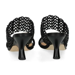 CHANTAL Sandalias con tacón de Mujer 2619 NEGRO