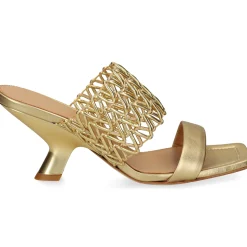 CHANTAL Sandalias con tacón de Mujer 2619 ORO