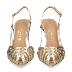 CHANTAL Zapatos de tacón alto 1987 PLATINO