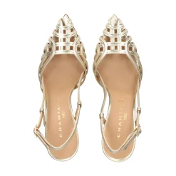 CHANTAL Zapatos de tacón alto 1987 PLATINO