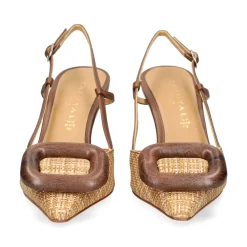 CHANTAL Zapatos de tacón medio de Mujer 2224 CASTORO-CUORO