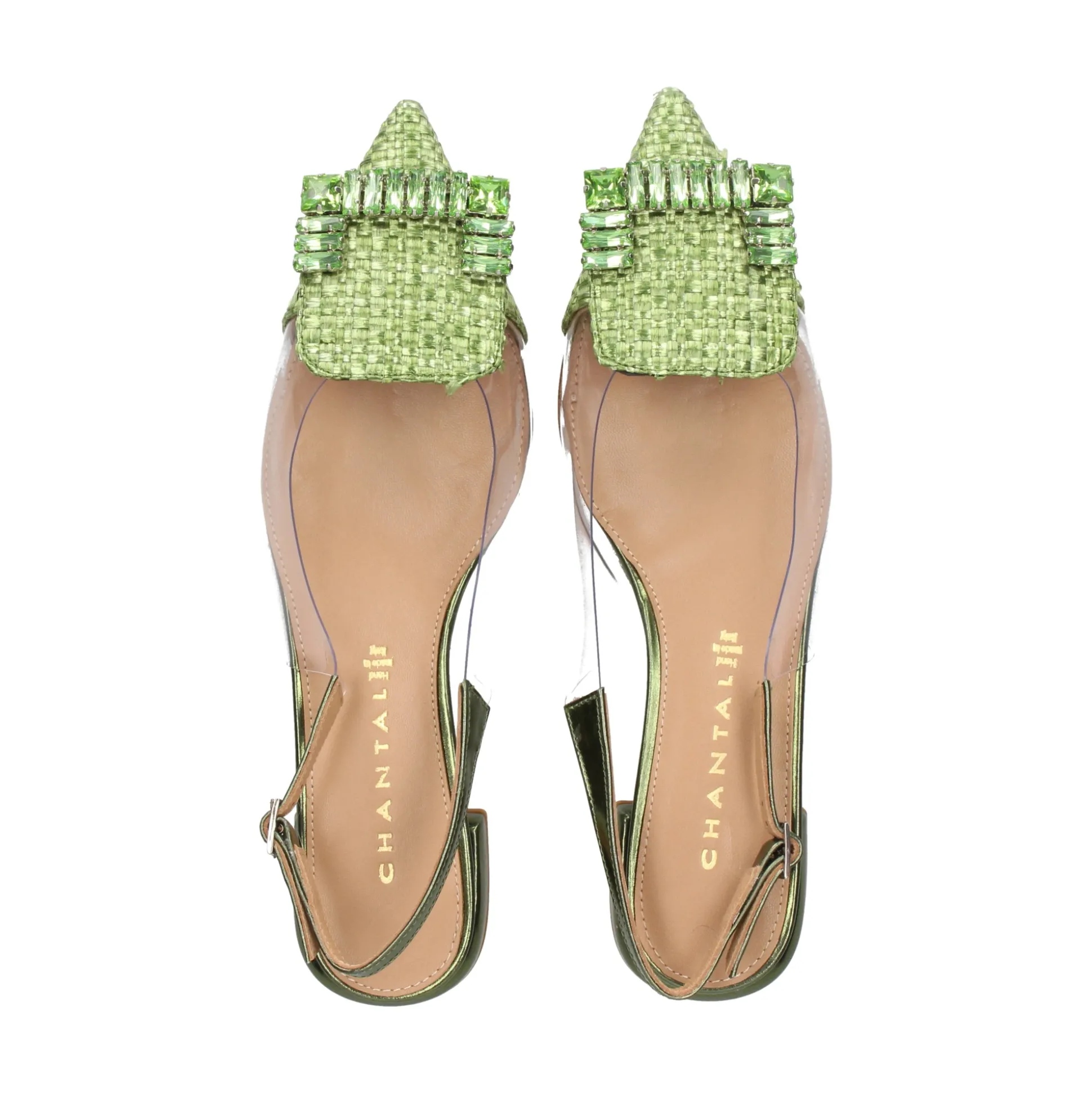 CHANTAL Zapatos planos de Mujer 1941 VERDE
