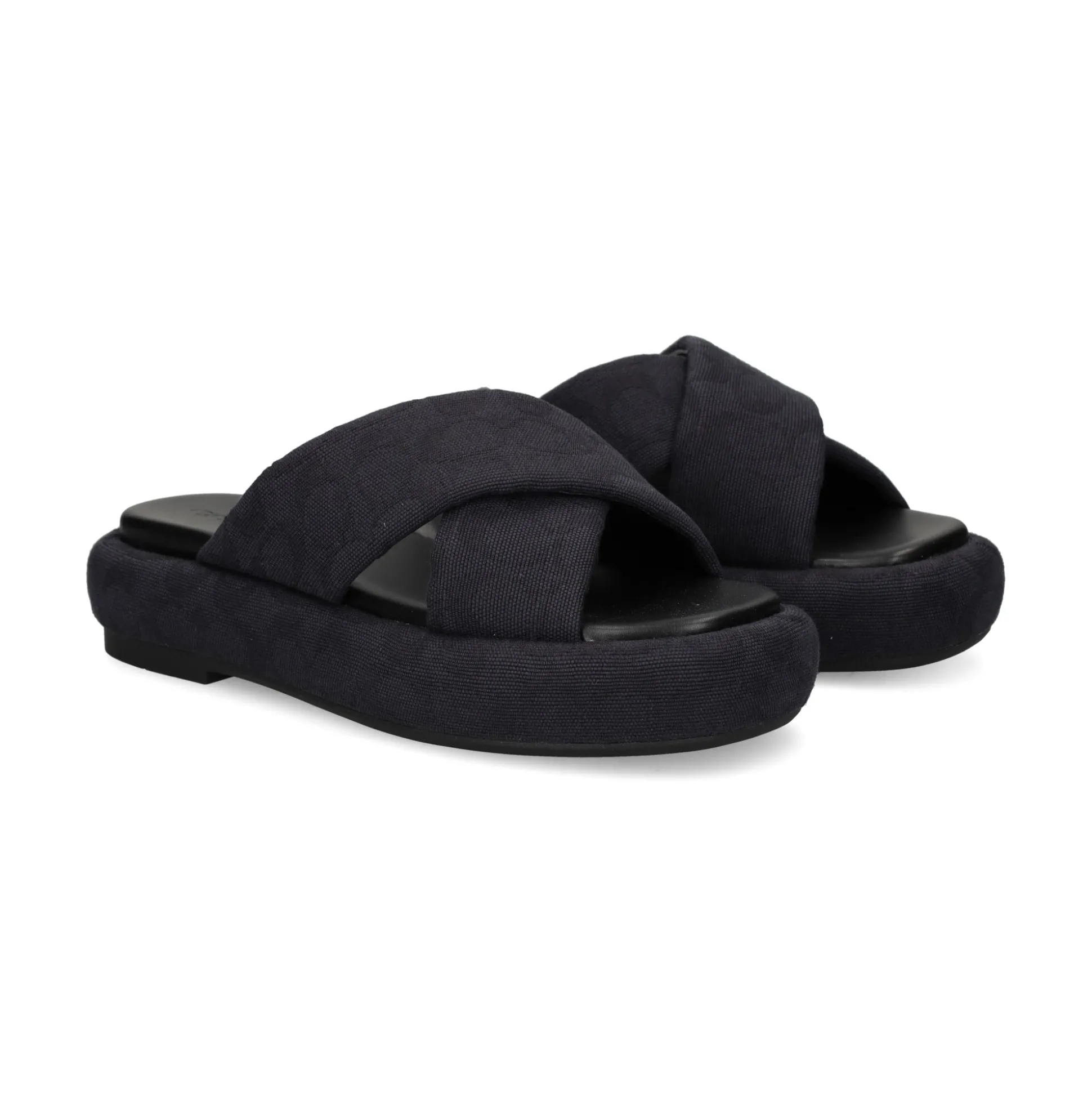 COACH Sandalias con plataforma de Mujer CAS84 NEGRO