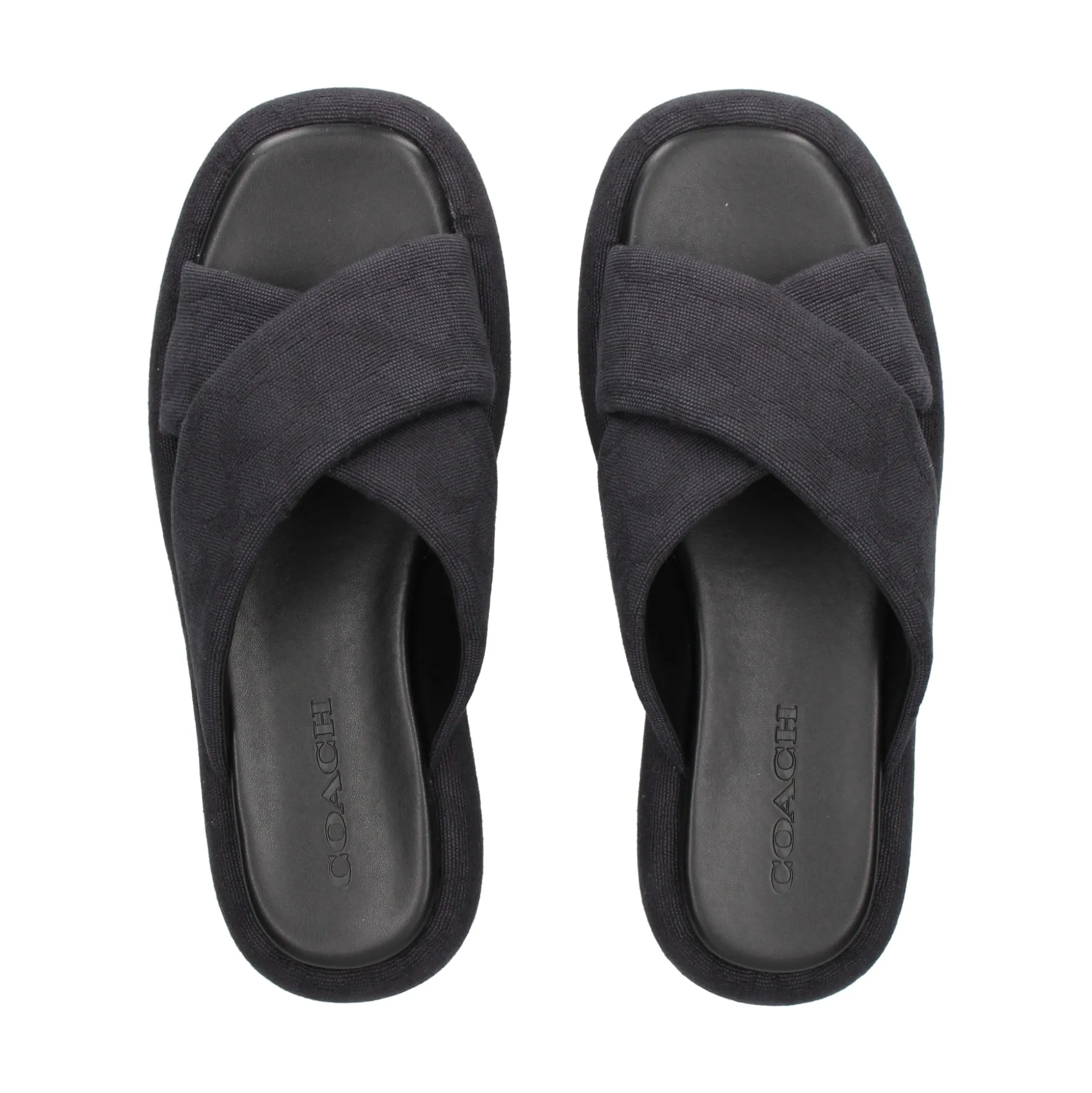 COACH Sandalias con plataforma de Mujer CAS84 NEGRO