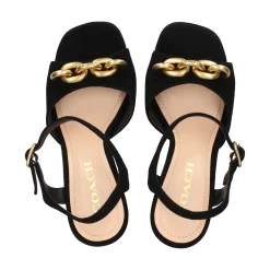 COACH Sandalias con plataforma de Mujer CK007 NEGRO