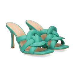 COACH Sandalias con tacón de Mujer C8985 bright green