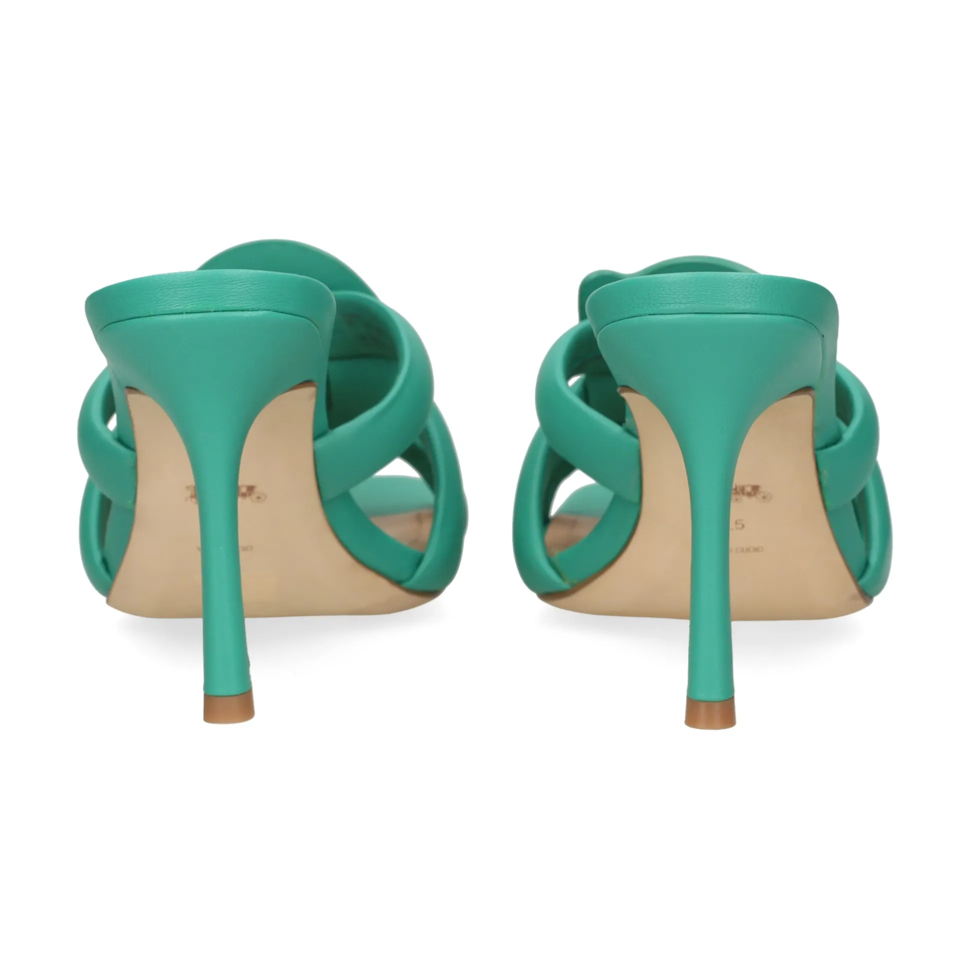 COACH Sandalias con tacón de Mujer C8985 bright green