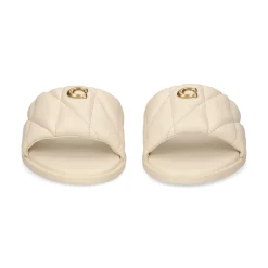 COACH Sandalias planas de Mujer CCM04 CHALK