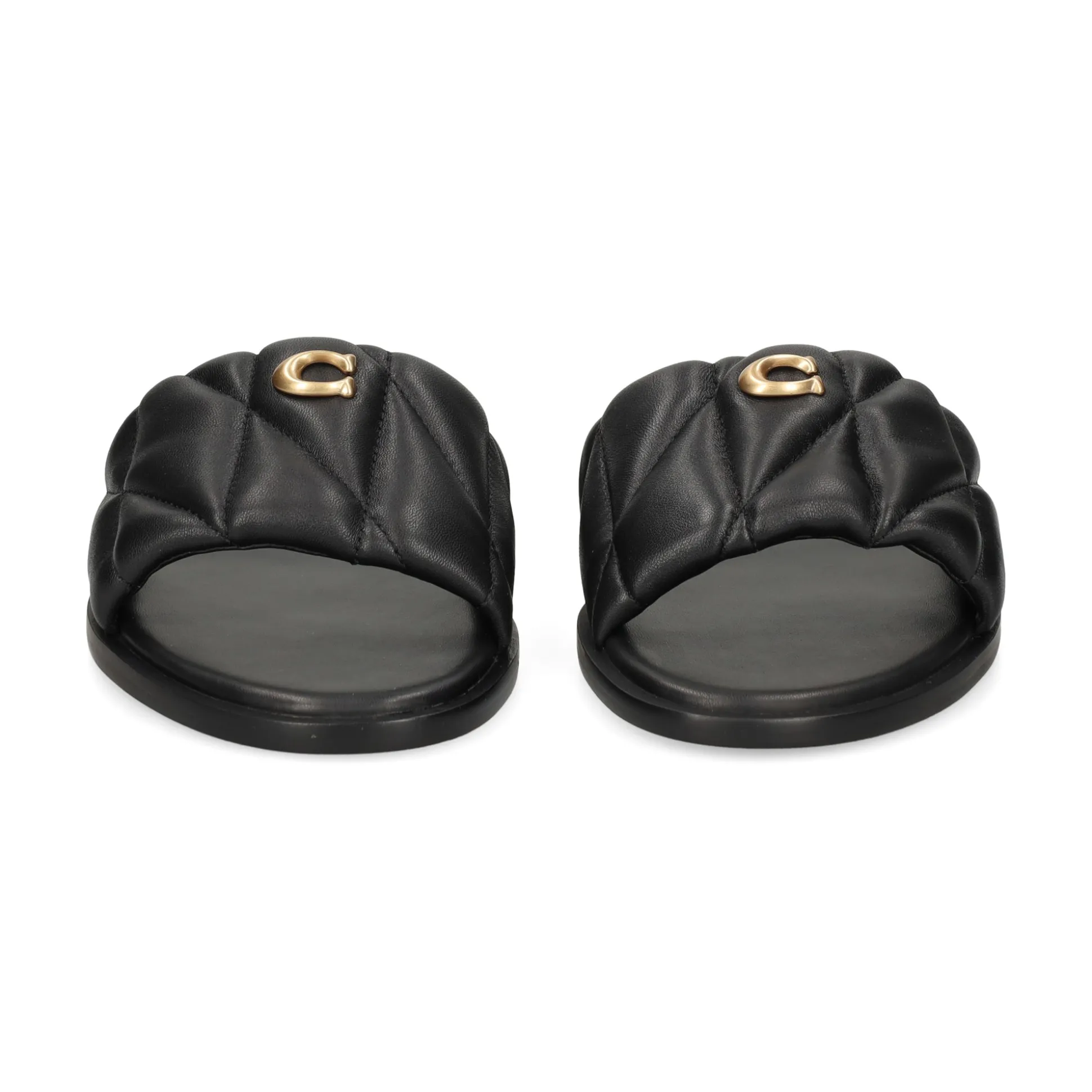 COACH Sandalias planas de Mujer CCM04 NEGRO