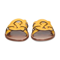 COACH Sandalias planas de Mujer CI222 yellow gold