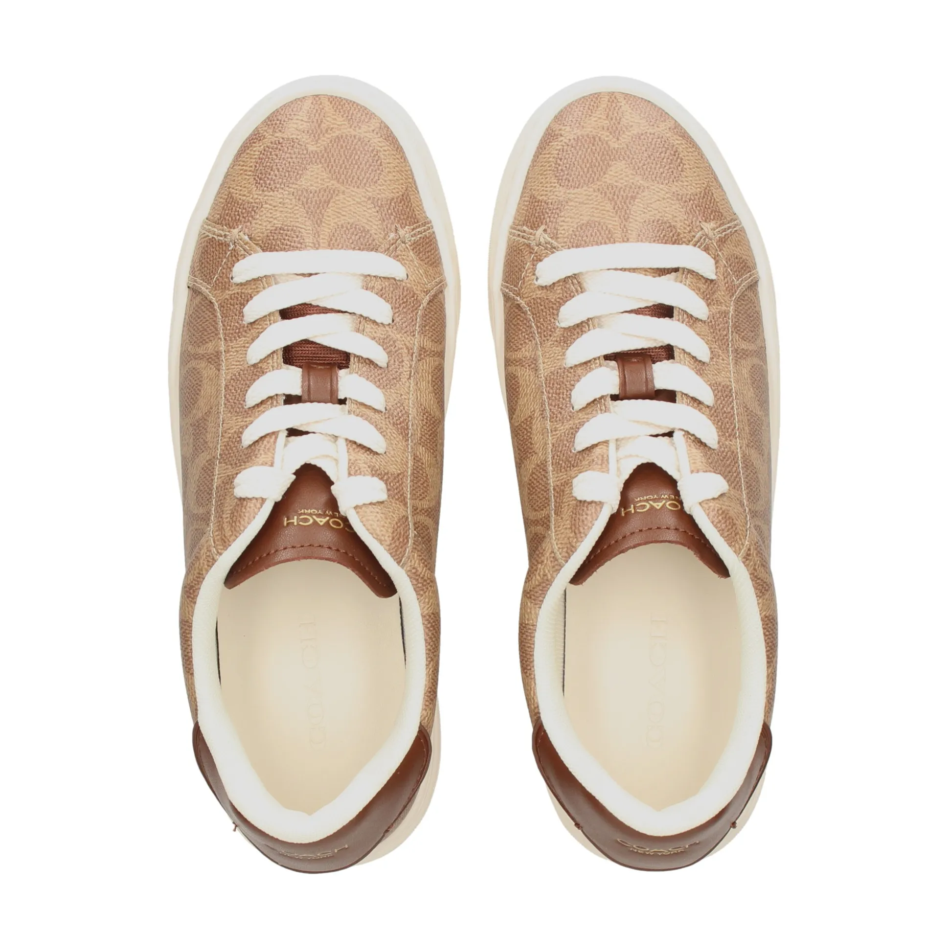 COACH Zapatillas de Mujer CCN67 BROWN KHAKI