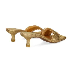CULT GAIA Sandalias con tacón de Mujer SD3266RF2984 ORO