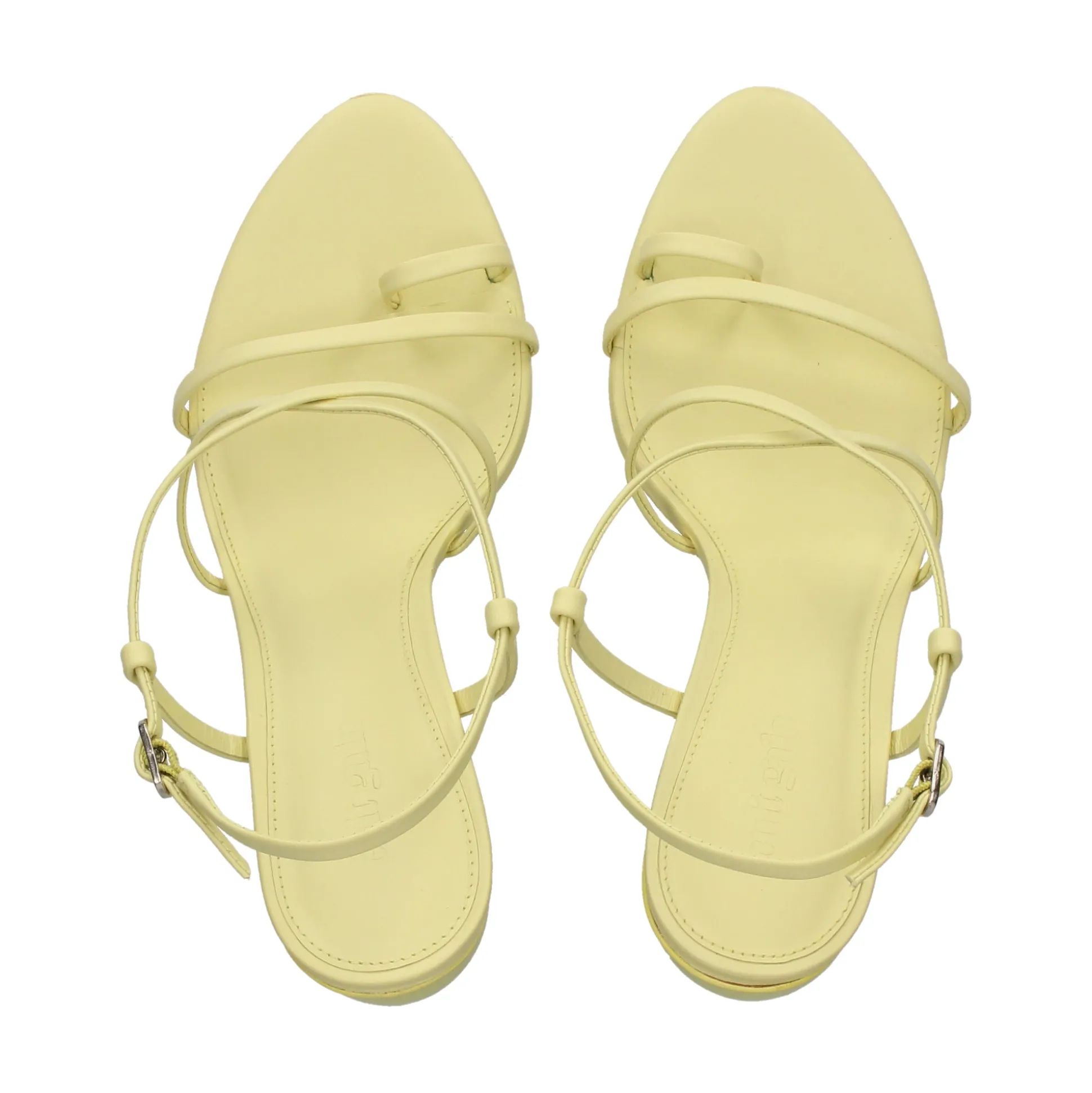 CULT GAIA Sandalias con tacón de Mujer SD3088NP LEMON SORBET
