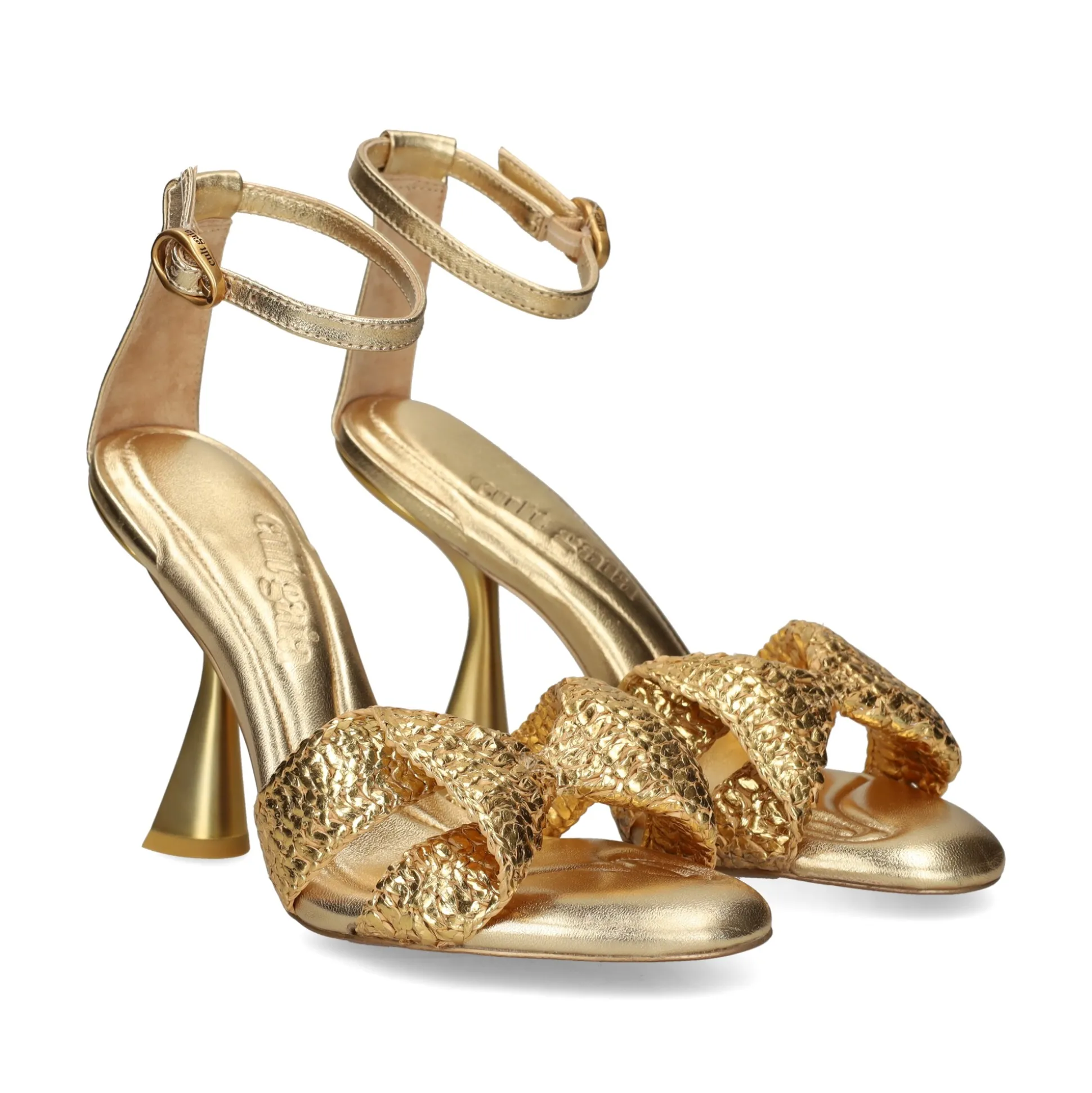 CULT GAIA Sandalias con tacón de Mujer SD3660RF3051 BRASS