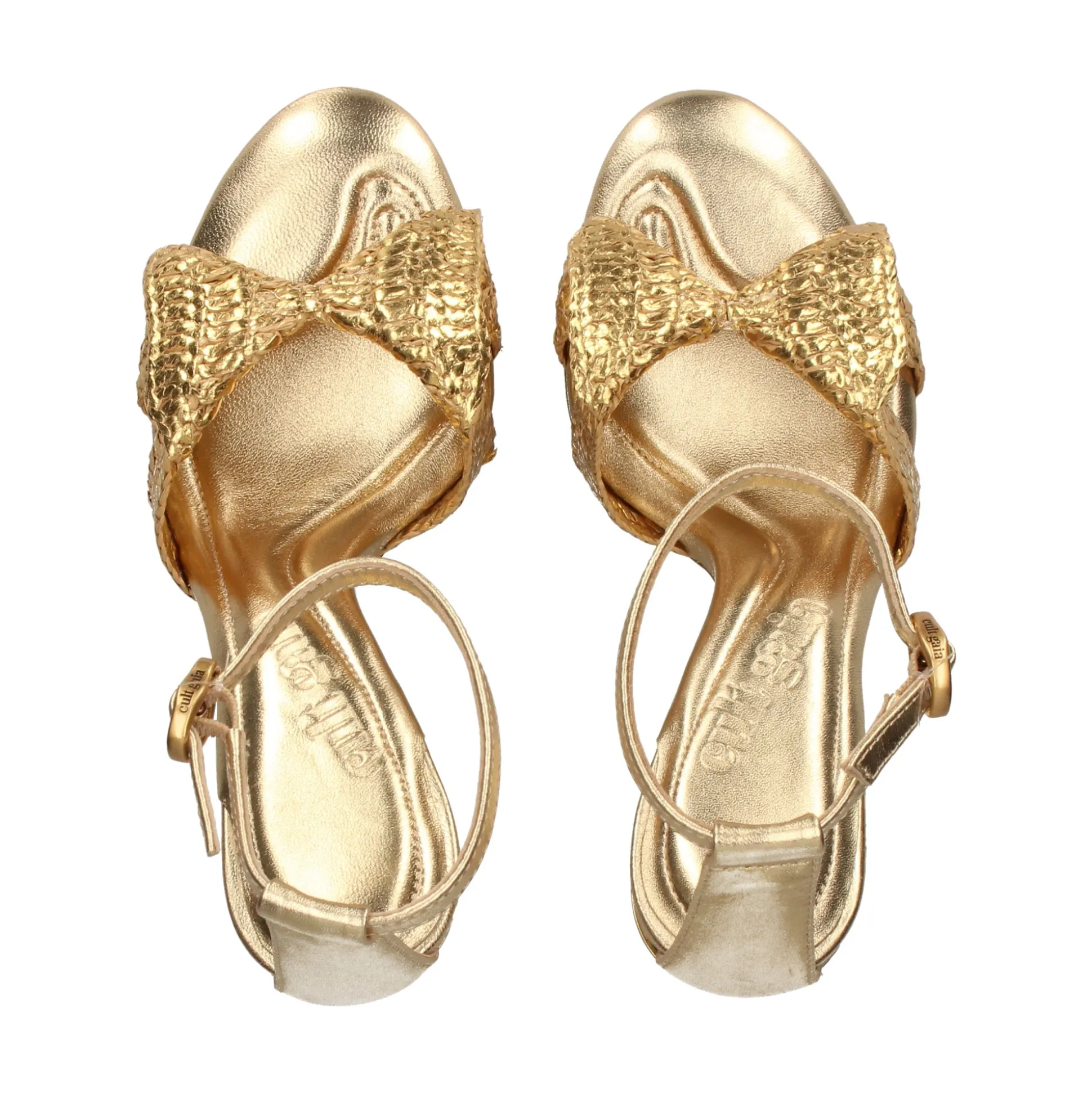 CULT GAIA Sandalias con tacón de Mujer SD3660RF3051 BRASS