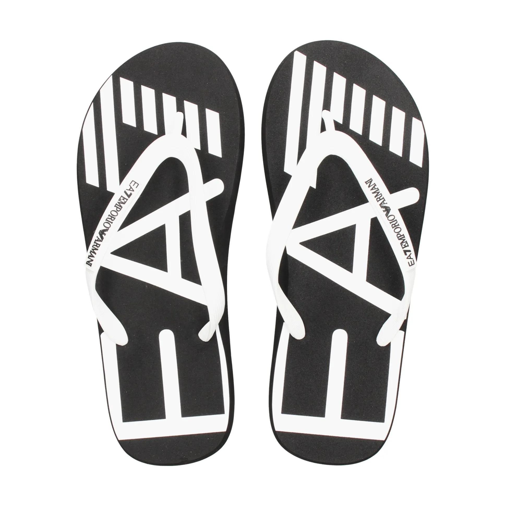 EA7 Chanclas de Hombre 7X000659 MC001 BLACK/WHI